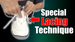 Lacing technique alleviates foot pain